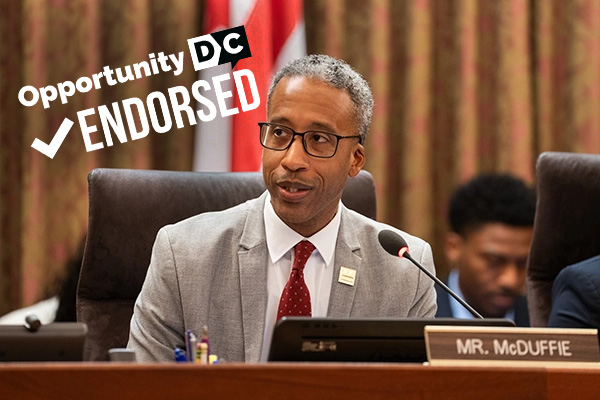 Opportunity DC Endorses Kenyan McDuffie for Mayor